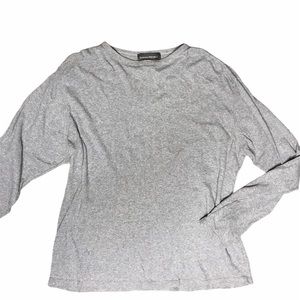 Gray wool banana republic long sleeve shirt